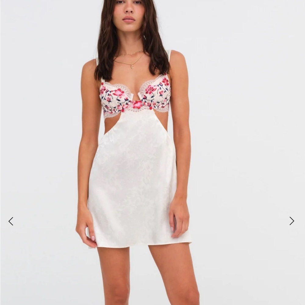 Festival Rose Slip Dress NWT